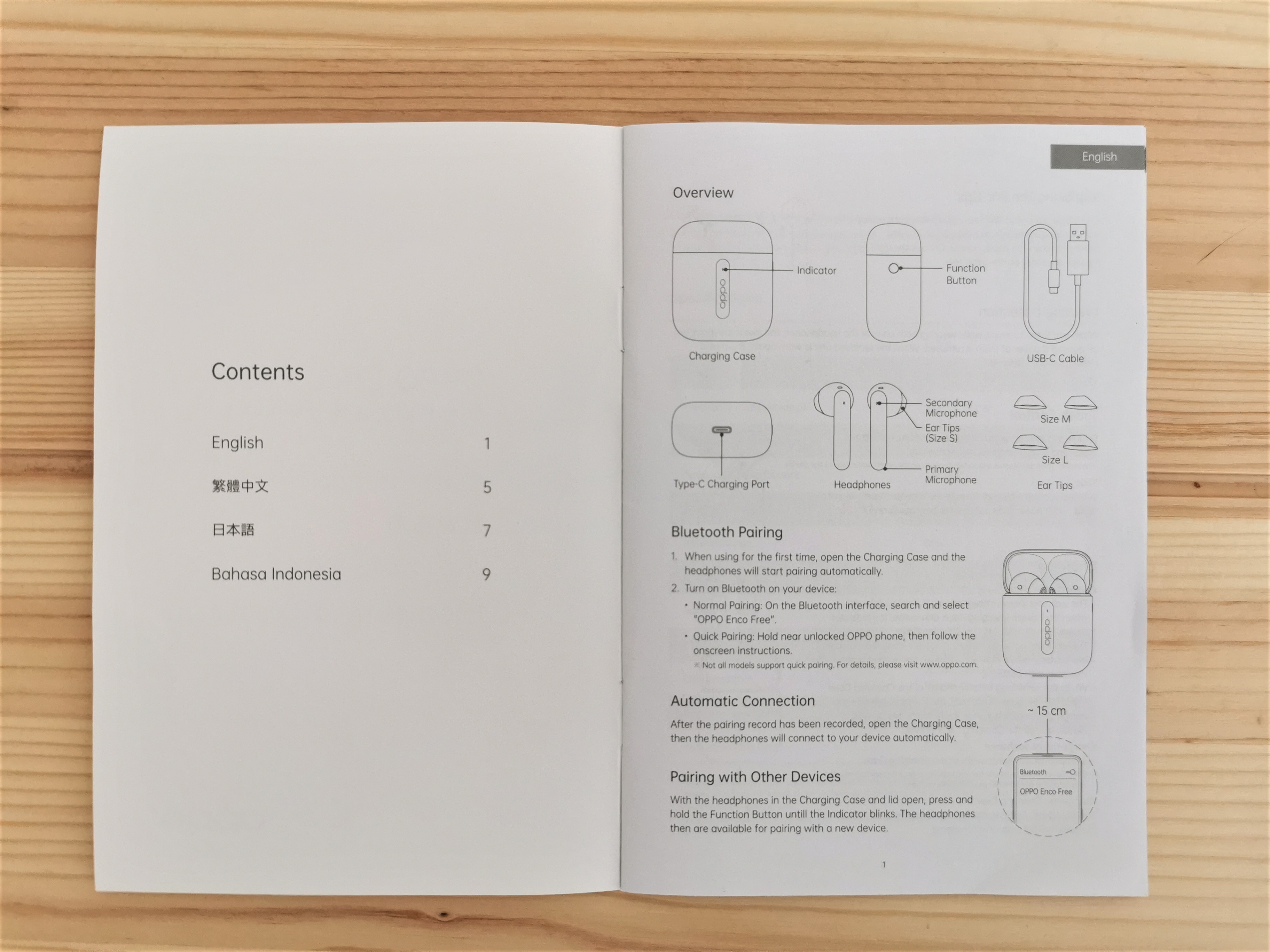 Oppo Enco Free Kopfhörer Anleitung