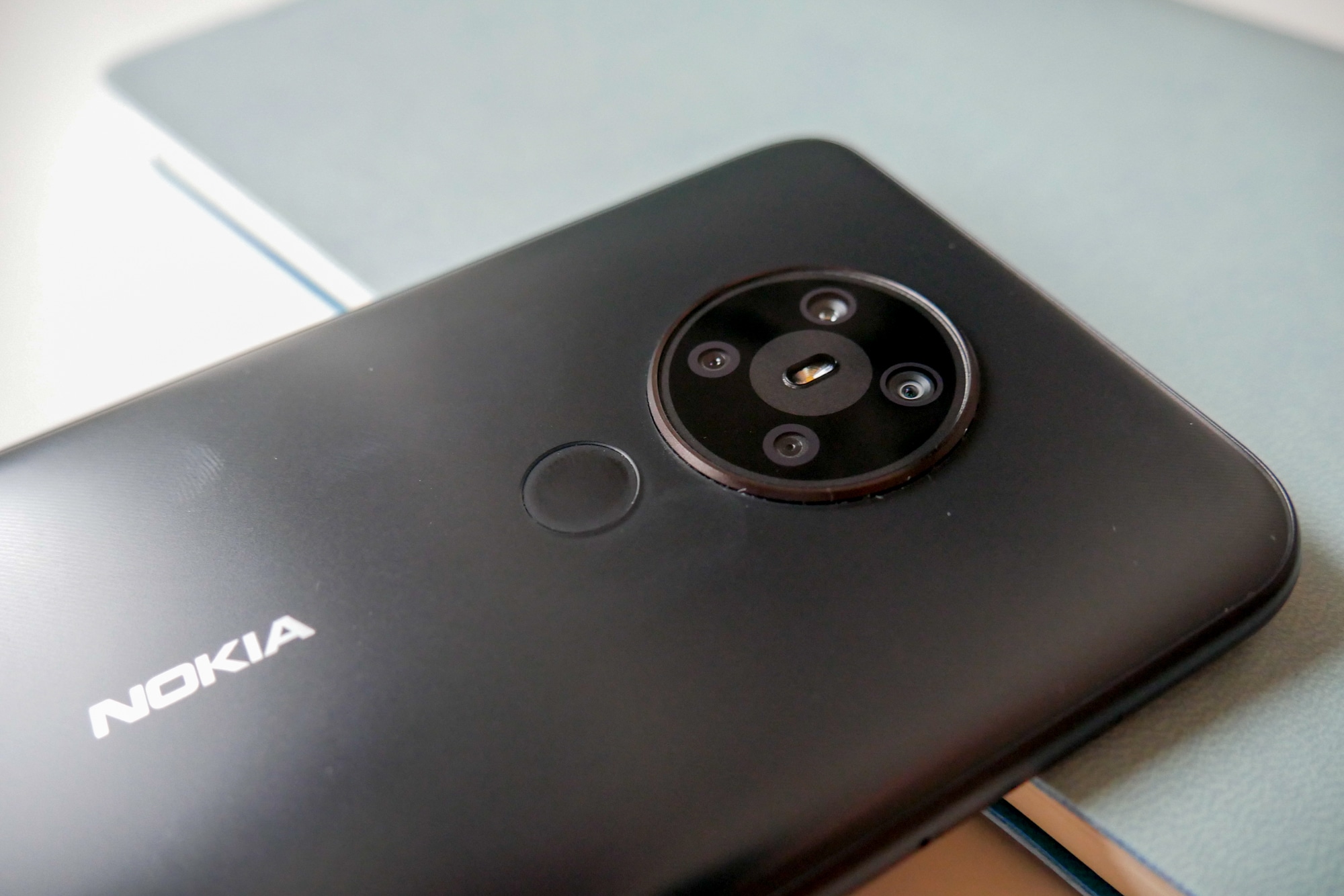 Fingerabdrucksensor des Nokia 5.3.