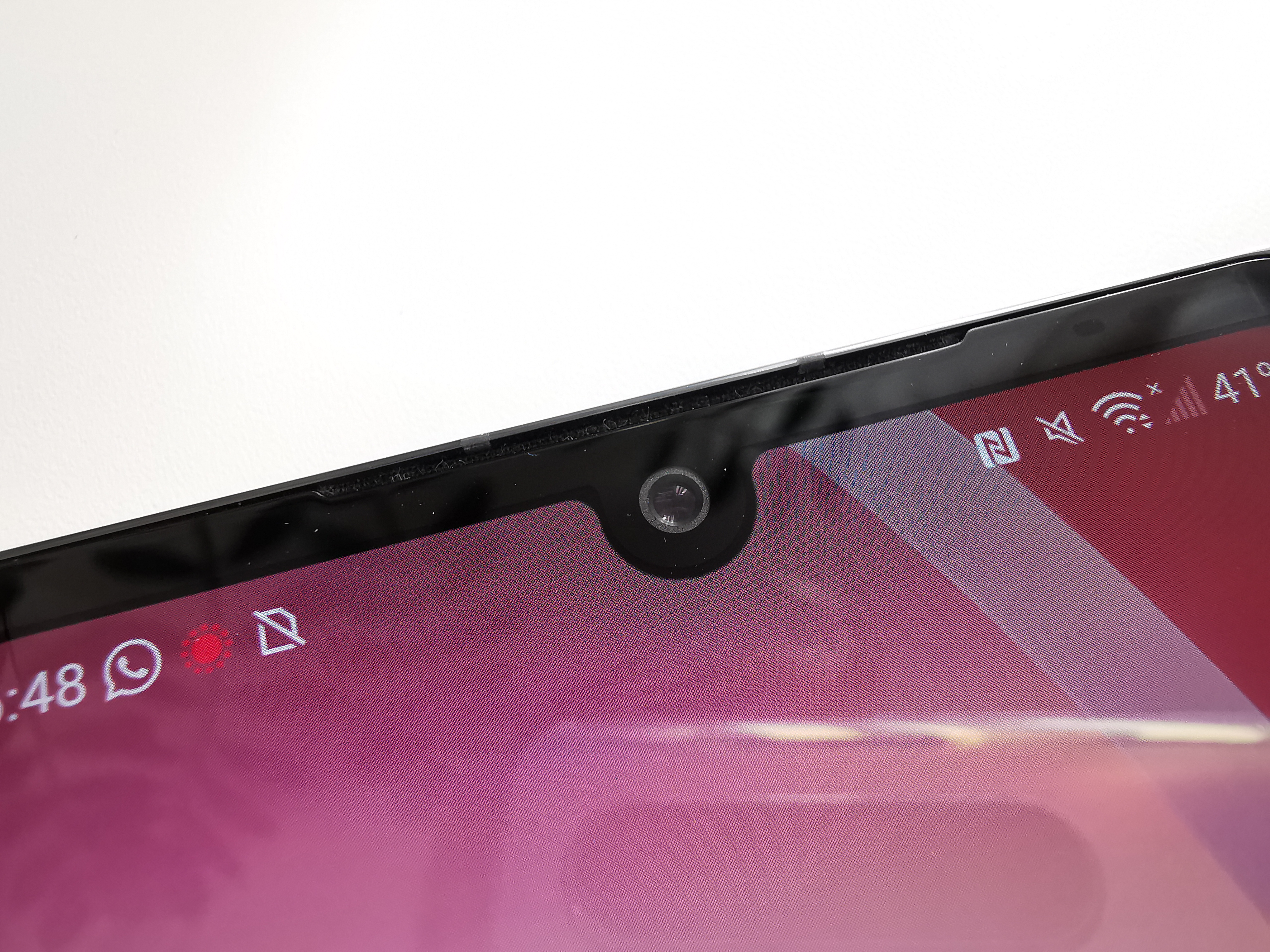 LG Velvet Selfie-Kamera