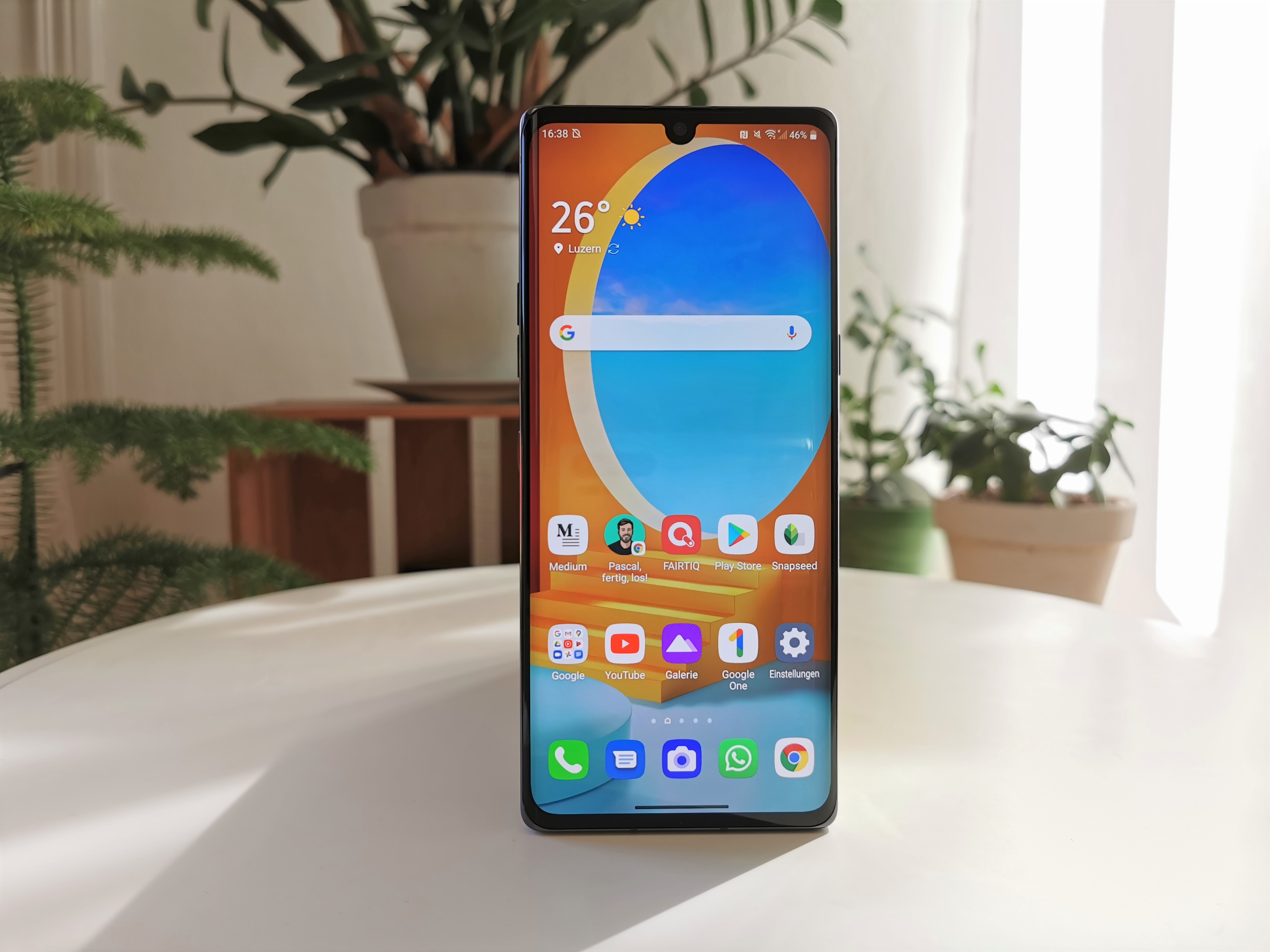LG Velvet Display Test